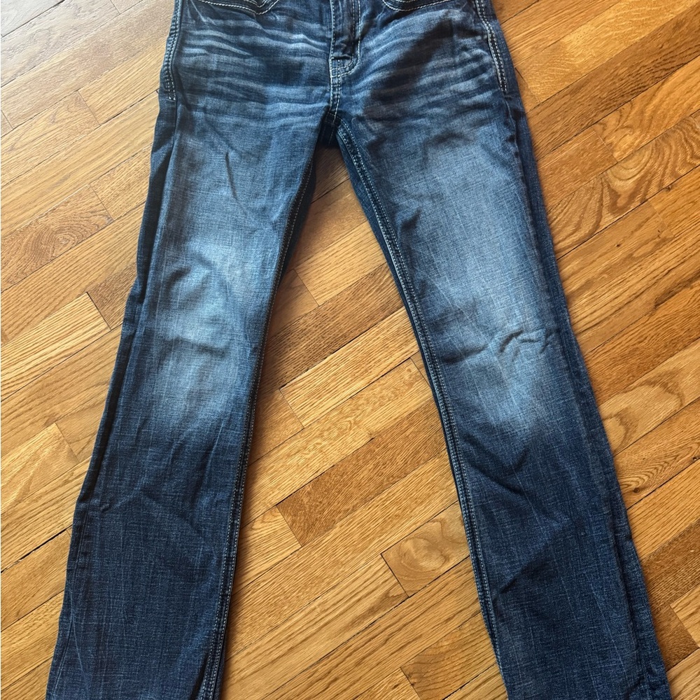 Trendy Faded Blue Jeans